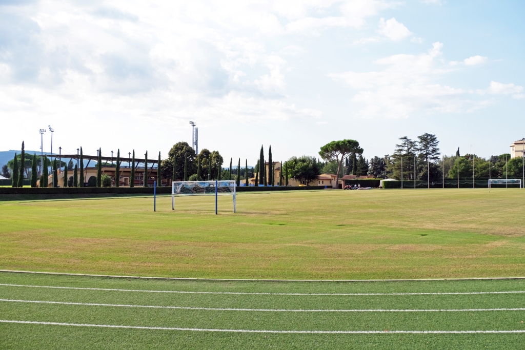 Campo 3 "Vittorio Pozzo" durante la risemina